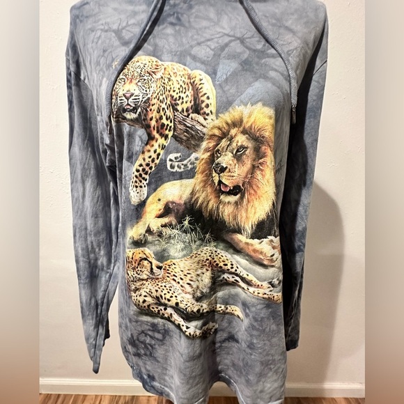 The Mountain hoodie size medium cheetah leopard - Picture 8 of 10